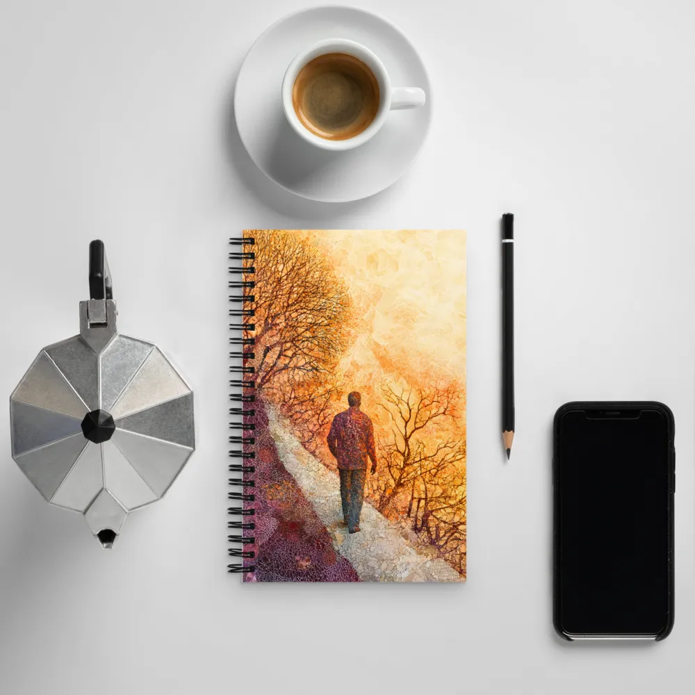 Journey into Serenity | Spiral Notebook