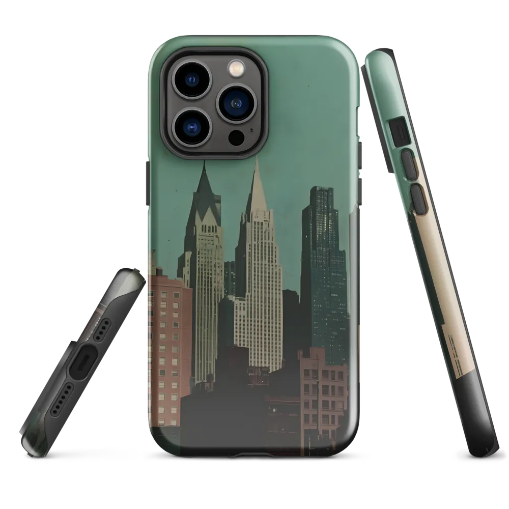 Urban Nostalgia: A Retro Cityscape