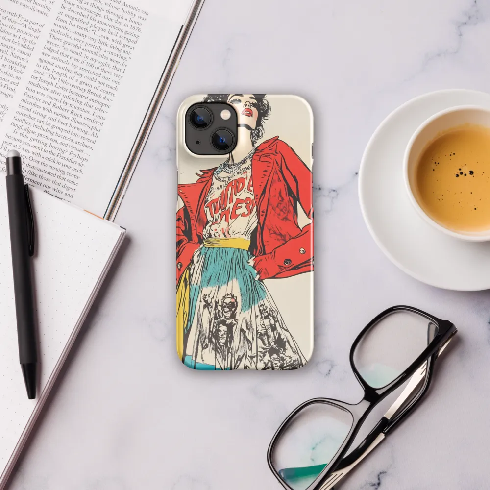Vibrant Elegance: A Pop Art Fashion Statement