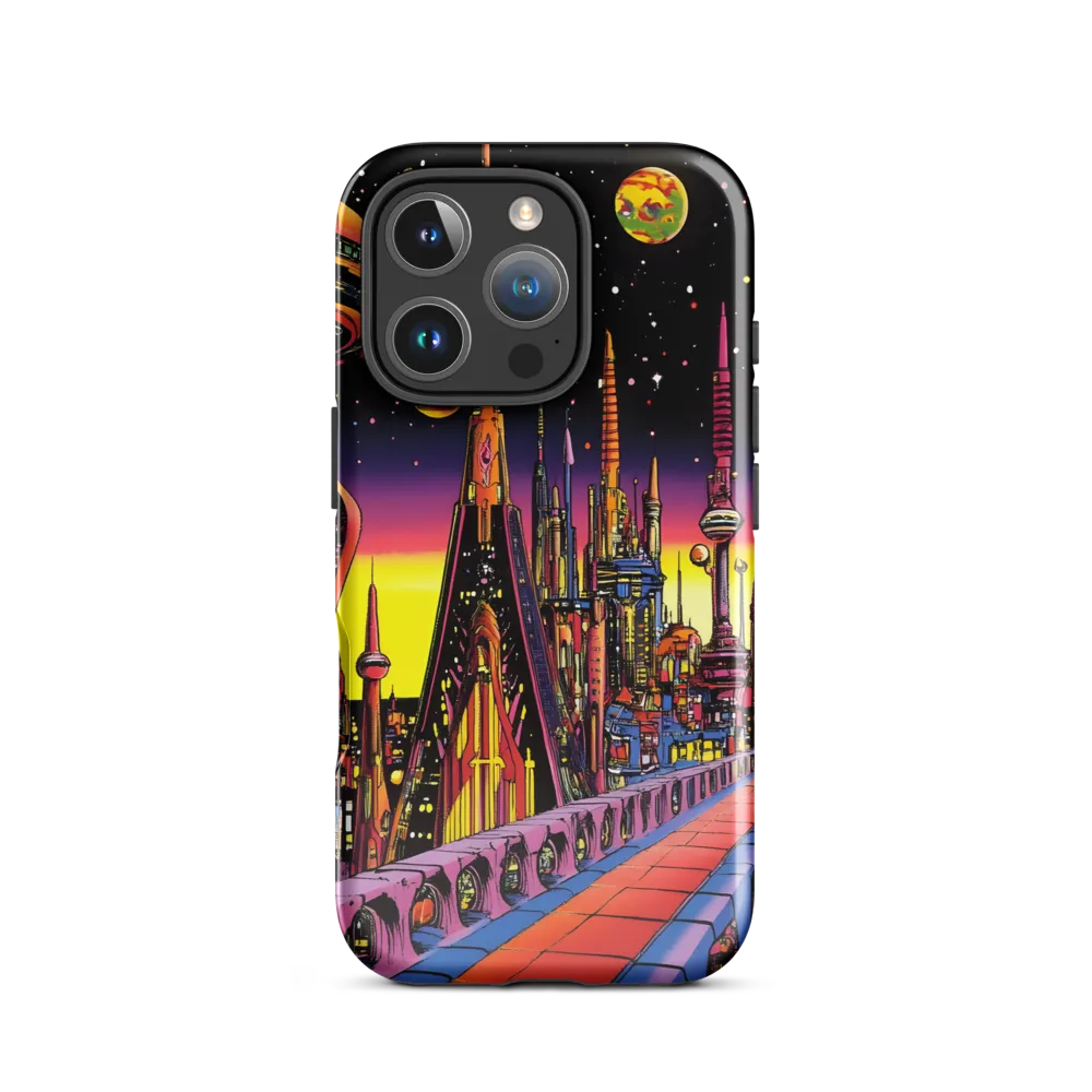 Futuristic Cosmos: A Journey Through Neon Cities