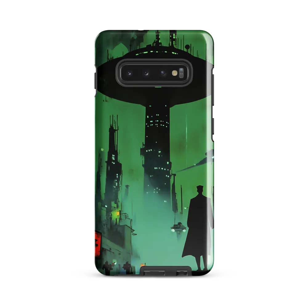 Urban Shadow: A Glimpse into the Future | Phone Case |  S10 Plus | Tough Case | Glossy