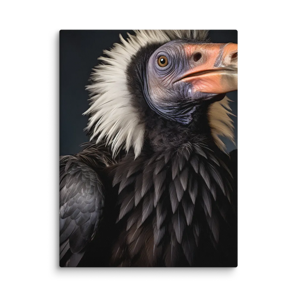 Majestic Vulture Portrait | Canvas | 18″×24″
