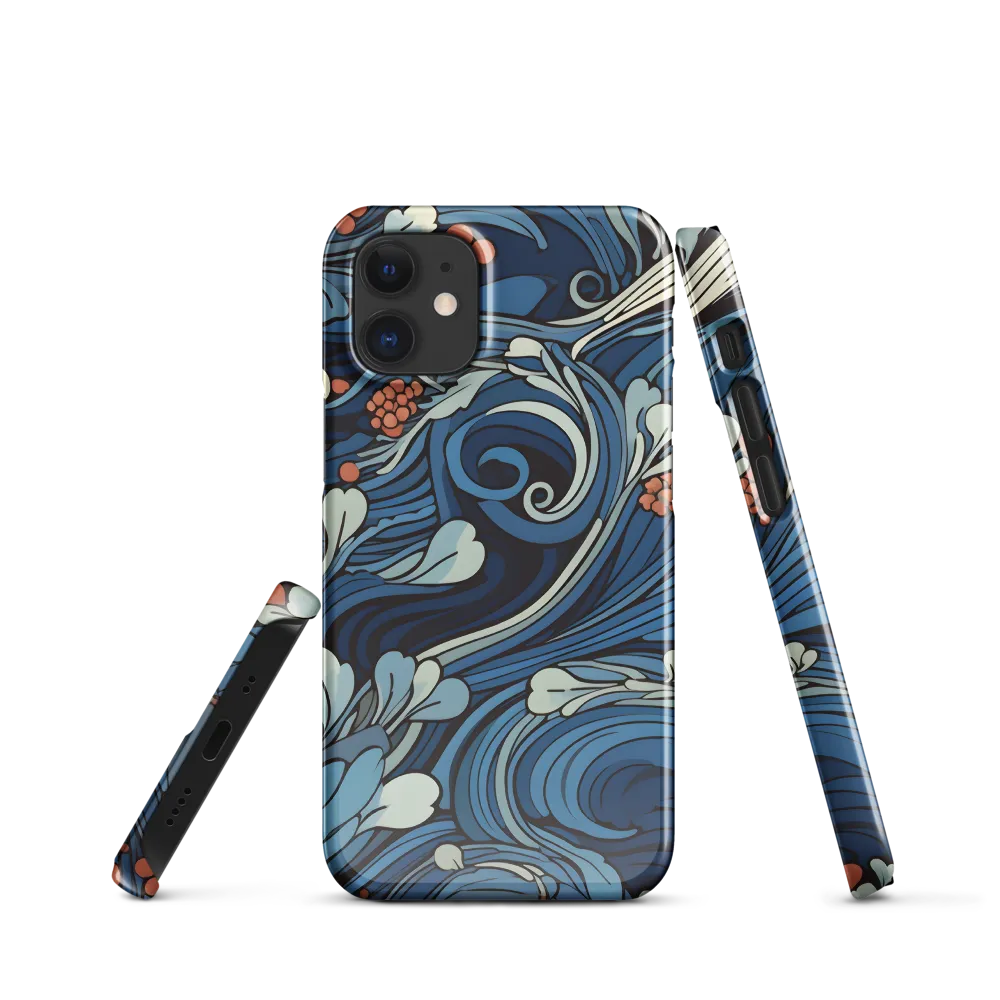 Nature's Elegance: An Oceanic Tapestry | Phone Case |  12 Mini | Snap Case | Glossy