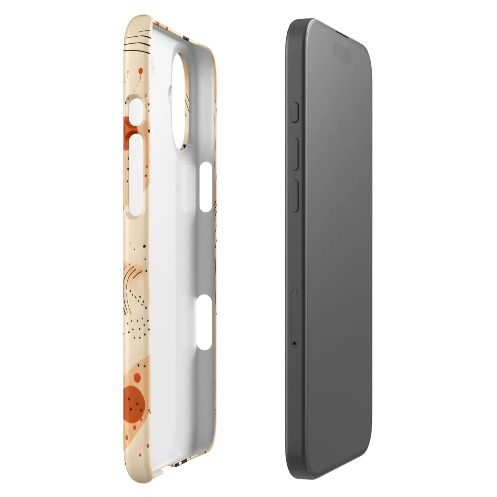 Playful Patterns in Earth Tones | Phone Case |  16 Plus | Snap Case | Matte