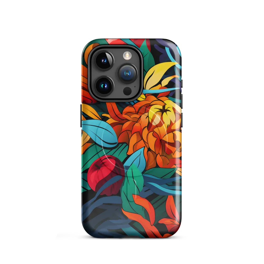 Tropical Harmony | Phone Case |  15 Pro | MagSafe® Tough Case | Glossy