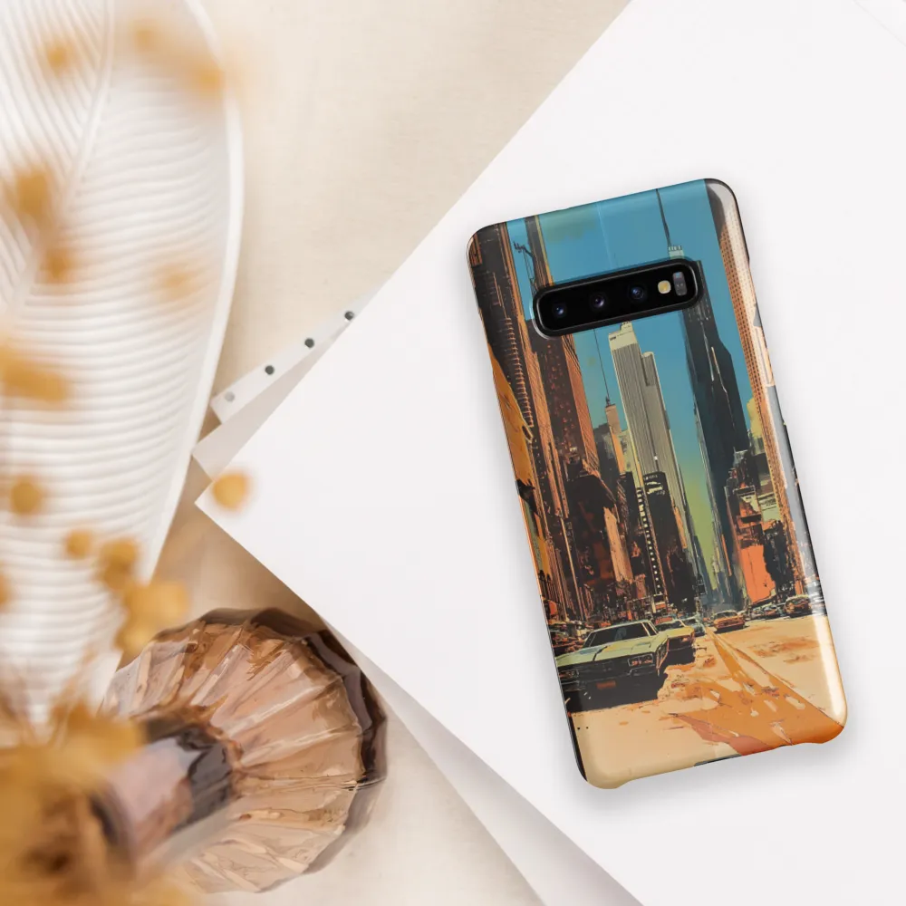 Urban Symphony: A Journey Through Skyscrapers | Phone Case |  S10 Plus | Snap Case | Glossy