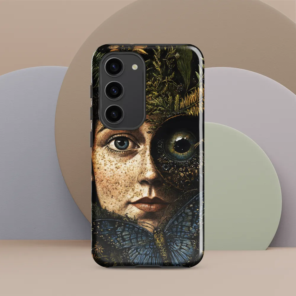 Nature's Embrace: A Surreal Portrait | Phone Case |  S23 | Tough Case | Glossy