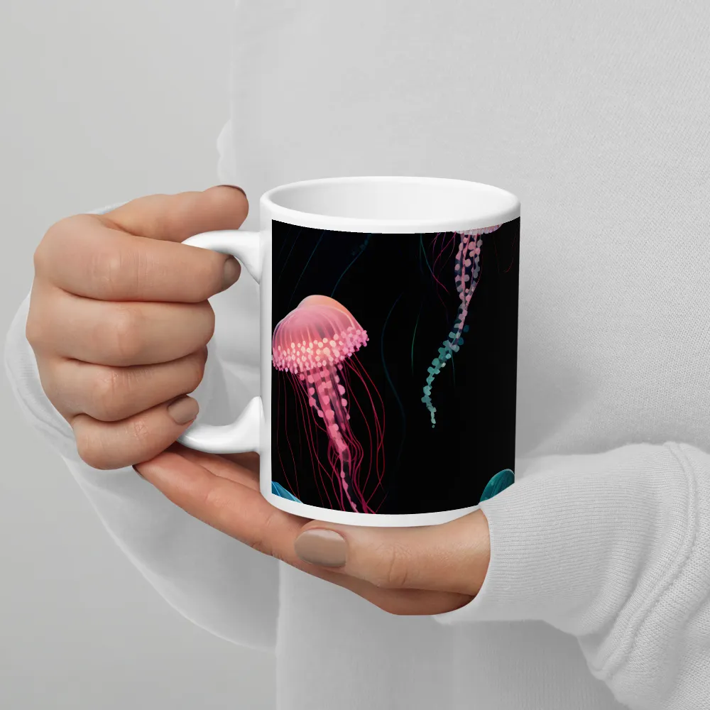 Ethereal Dance of Jellyfish | Mugs | Multiple Sizes & Colors