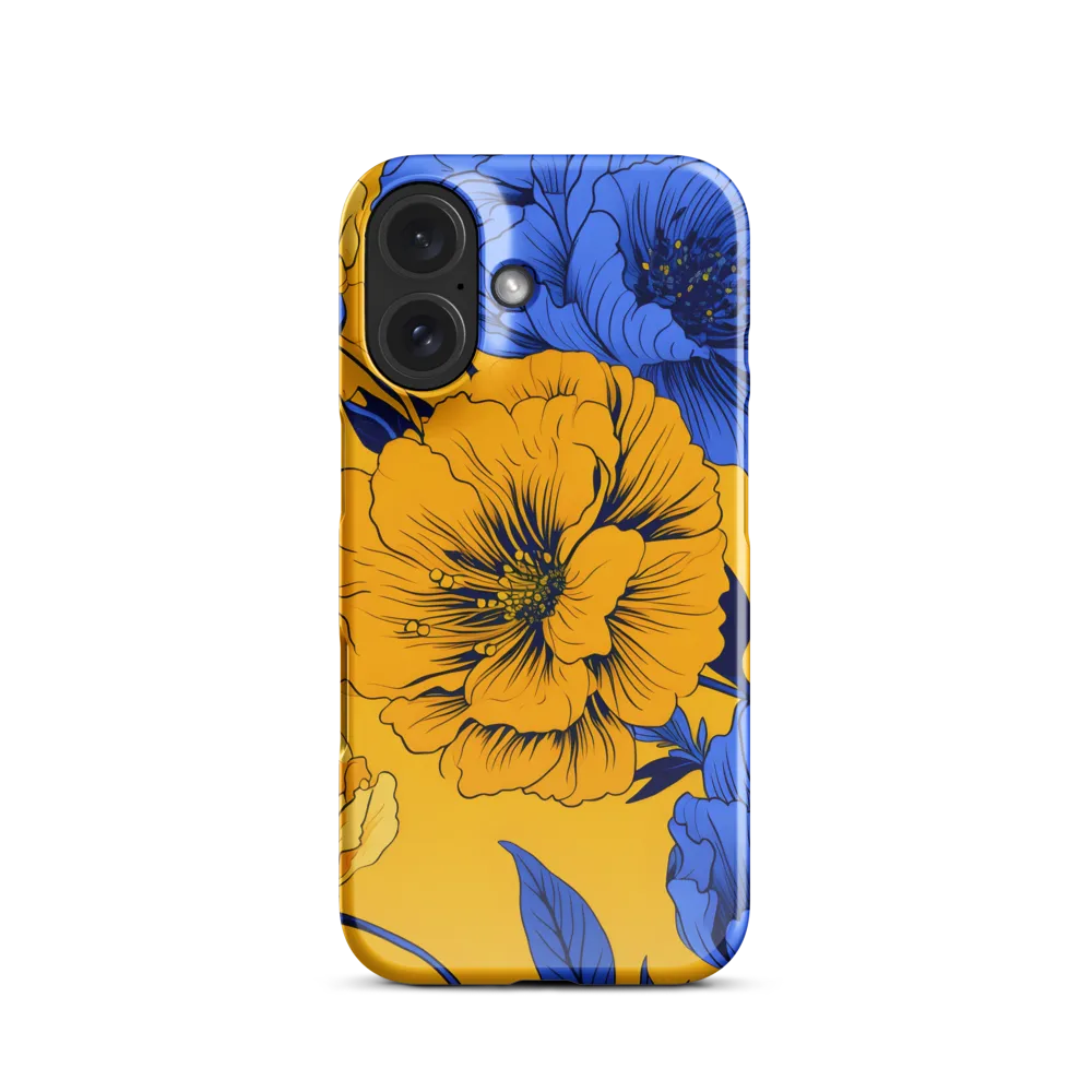 Vibrant Floral Harmony | Phone Case |  16 | Snap Case | Glossy