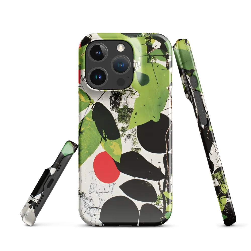 Nature's Geometry: A Contemporary Collage | Phone Case |  16 Pro | Snap Case | Glossy