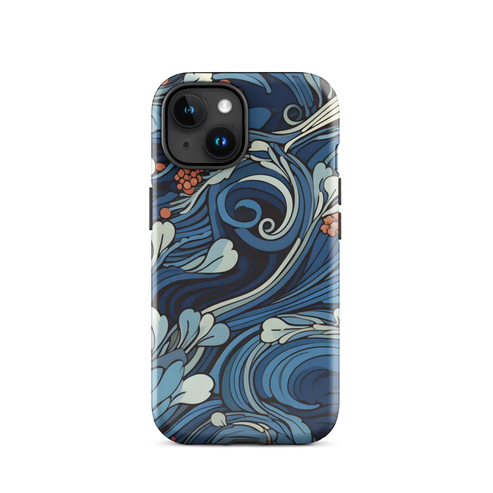 Nature's Elegance: An Oceanic Tapestry | Phone Case |  15 | Tough Case | Glossy
