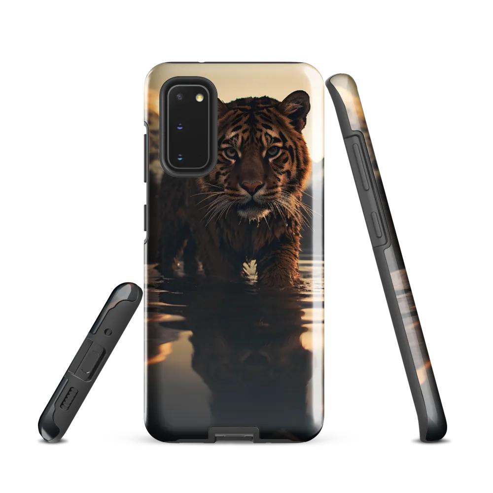Majestic Reflection: The Tiger's Domain