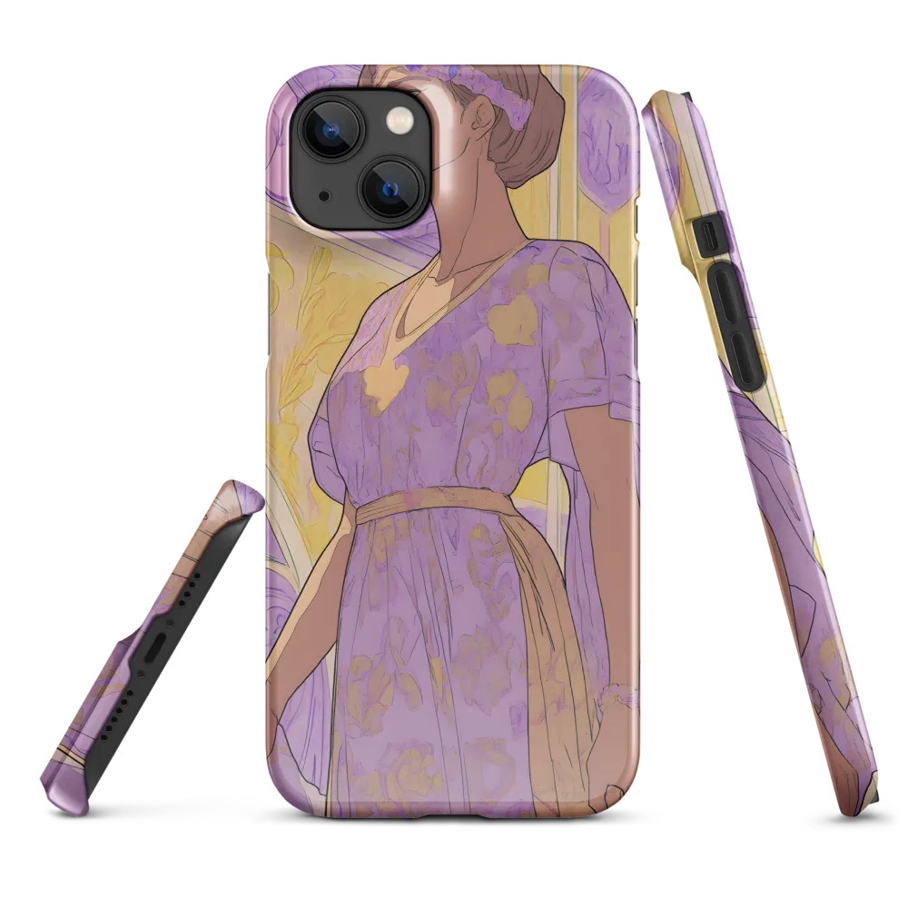 Elegance in Floral Harmony | Phone Case |  14 Plus | Snap Case | Glossy