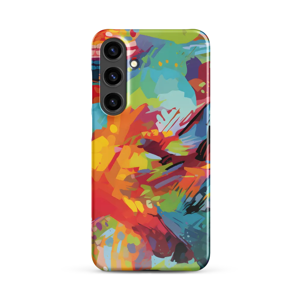 Colorful Lizard: An Abstract Adventure | Phone Case |  S24 Plus | Snap Case | Glossy