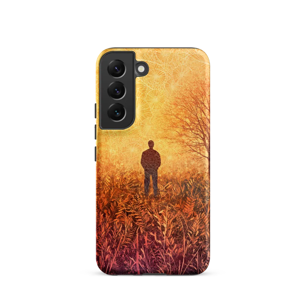 Contemplation in a Surreal Landscape