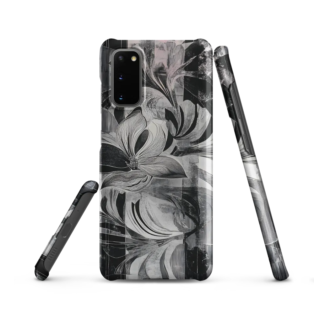 Floral Fusion in Monochrome