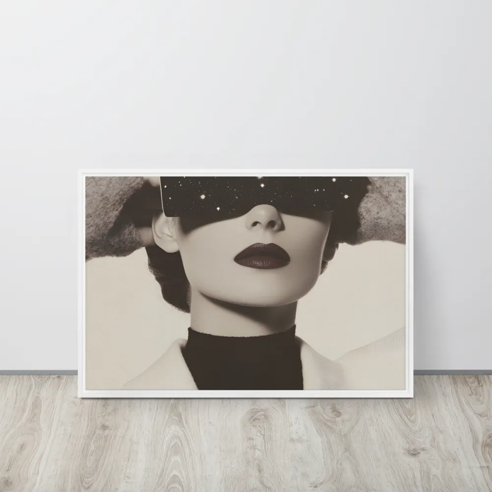 Celestial Elegance | Canvas with White Frame | 20″×30″