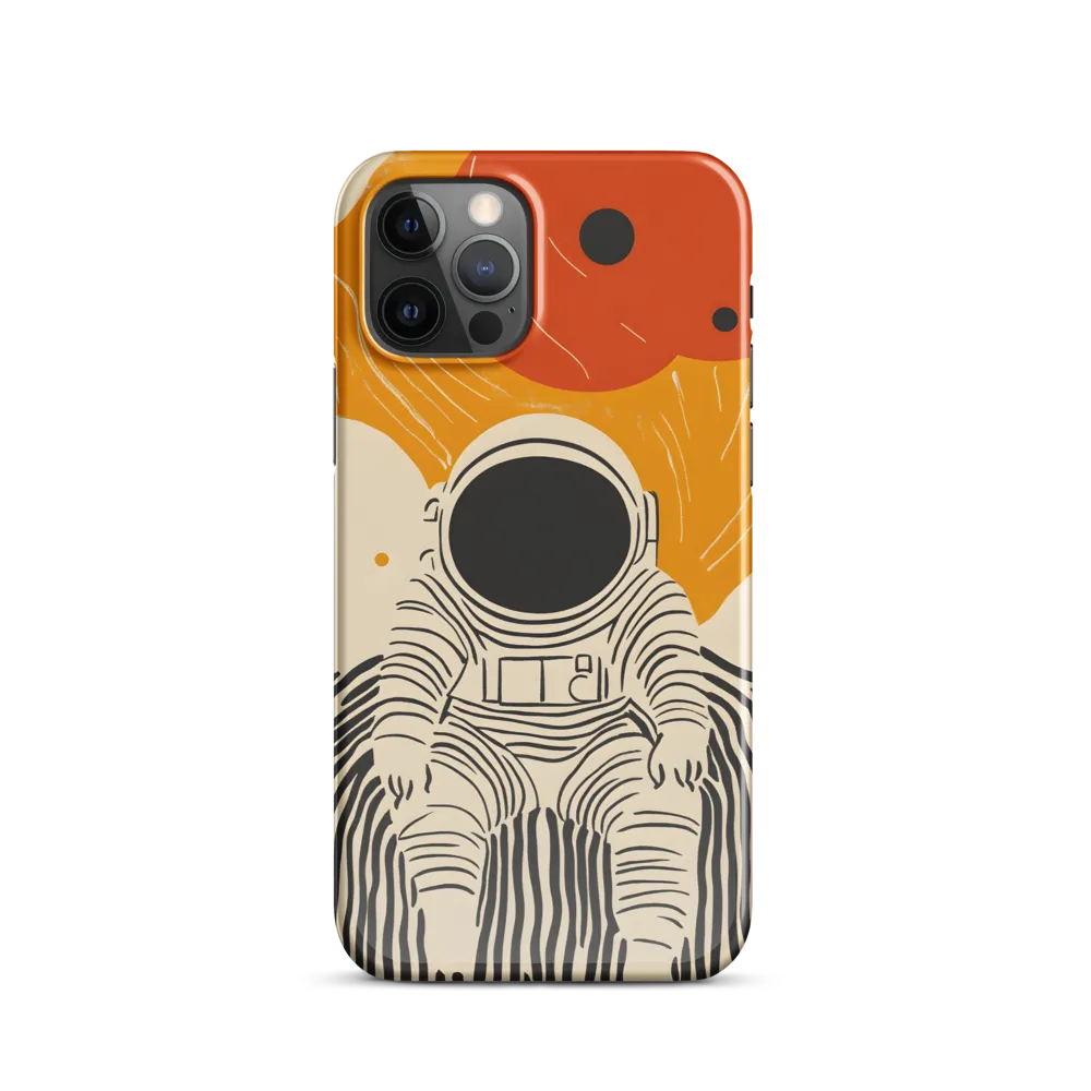 Astronaut in Cosmic Thoughts | Phone Case |  12 Pro | Snap Case | Glossy