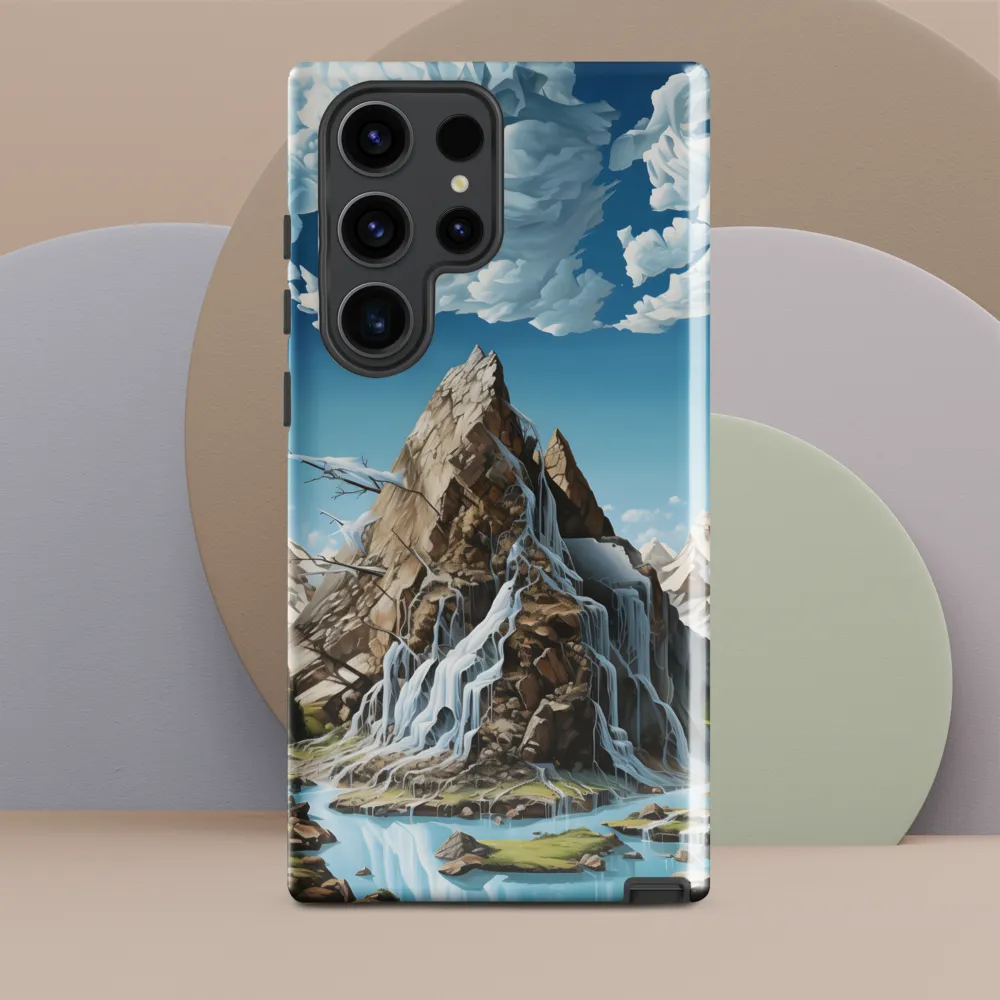 Majestic Cascade: A Mountain Masterpiece