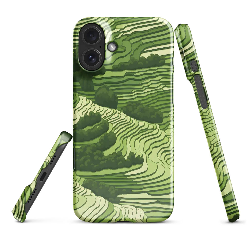 Waves of Green: An Abstract Landscape