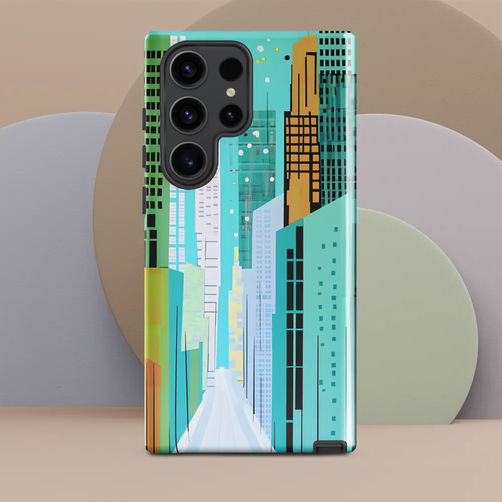 Urban Symphony in Turquoise