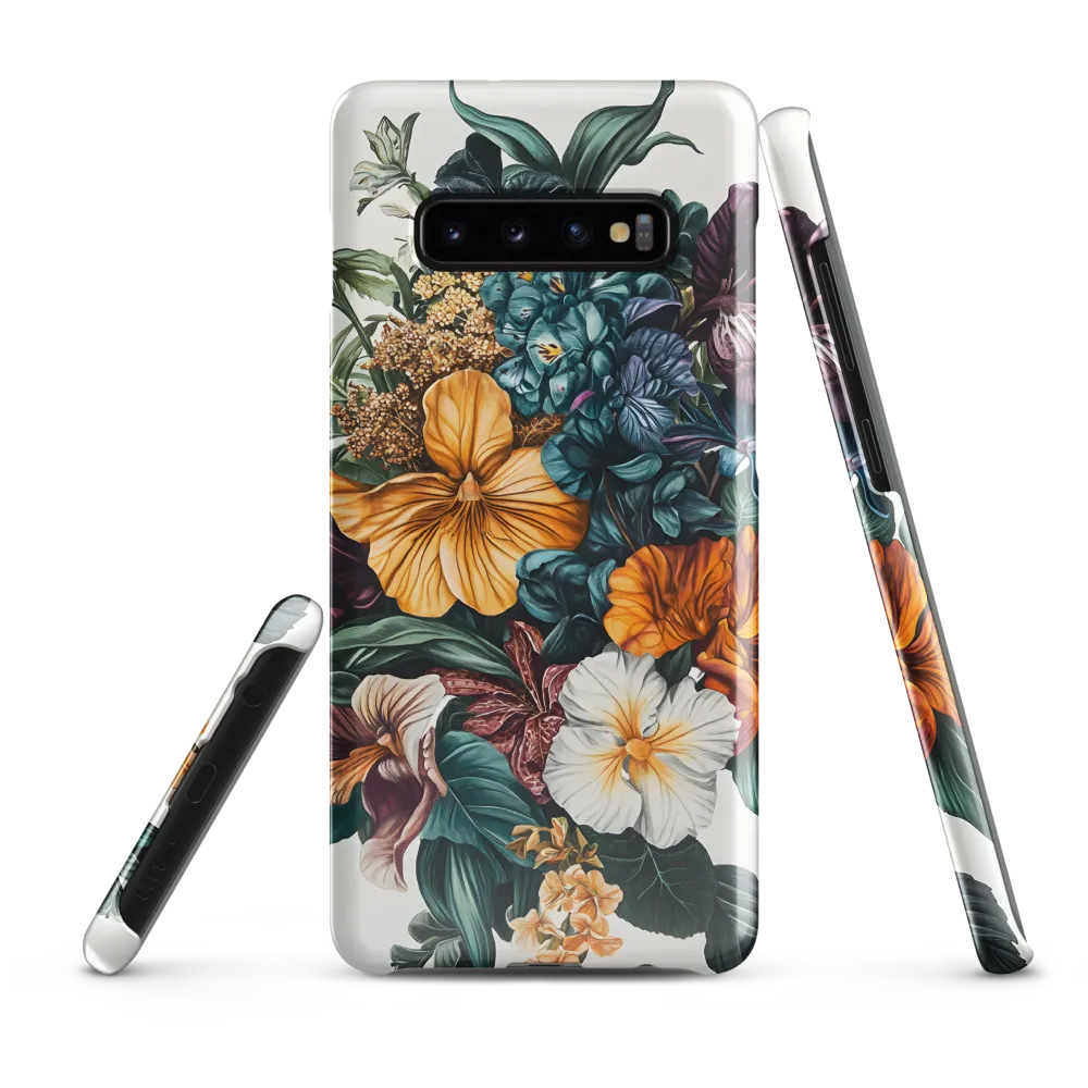 Floral Symphony | Phone Case |  S10 Plus | Snap Case | Glossy