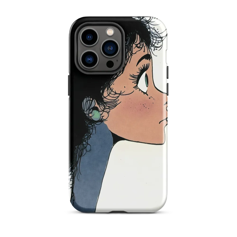 Whispers of Contemplation | Phone Case |  14 Pro Max | Tough Case | Glossy