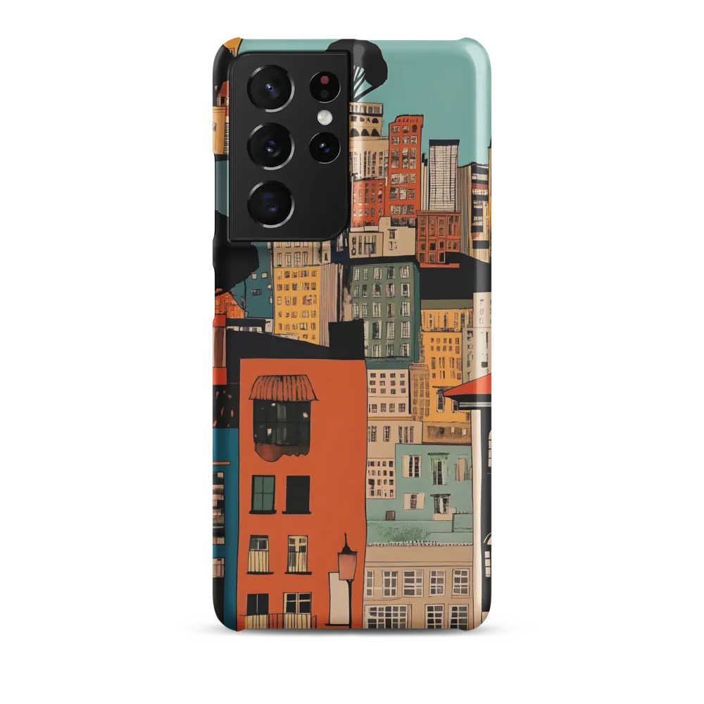 Urban Fusion: A Colorful Cityscape