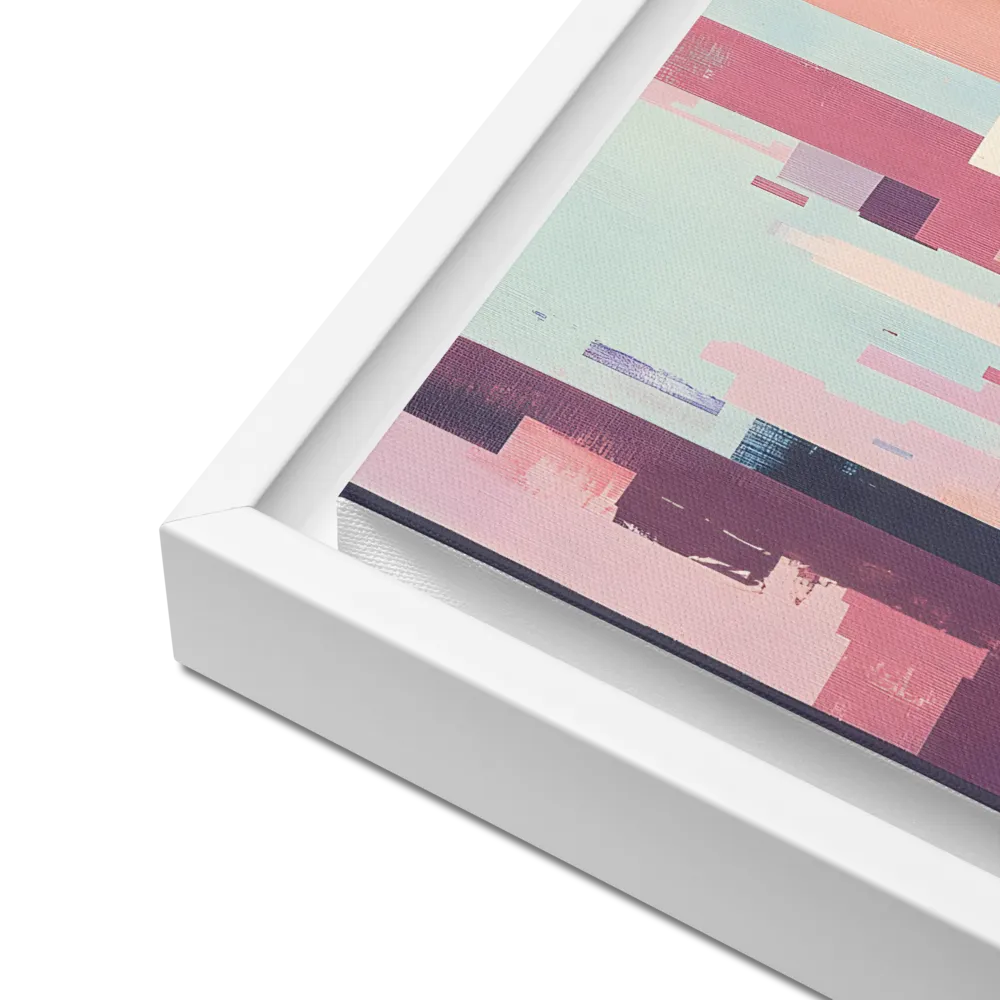 Tranquil Cityscape | Canvas with White Frame | 12″×12″