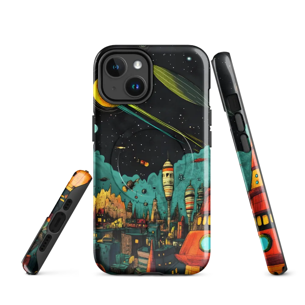 Galactic Cityscape: A Journey Through Imagination