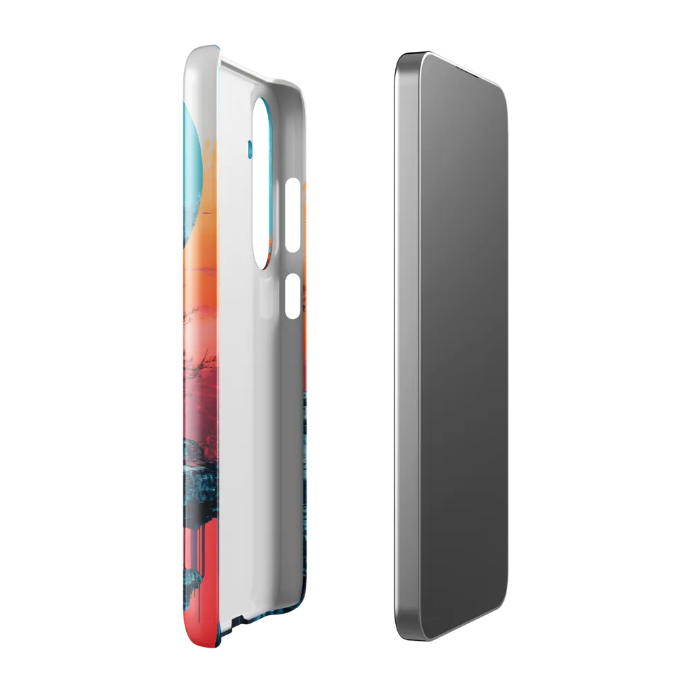Ethereal Landscapes: A Dance of Color and Form | Phone Case |  S24 Plus | Snap Case | Glossy