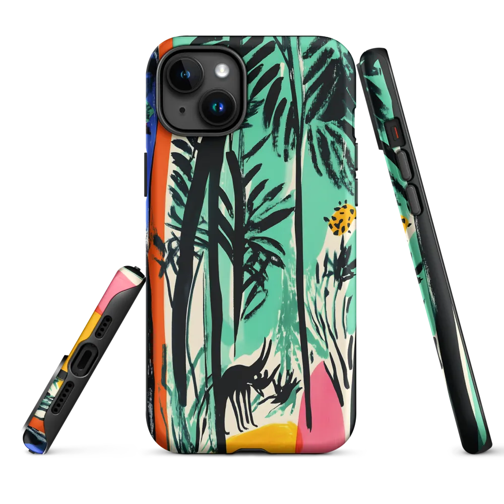 Whispers of the Jungle | Phone Case |  15 Plus | Tough Case | Matte