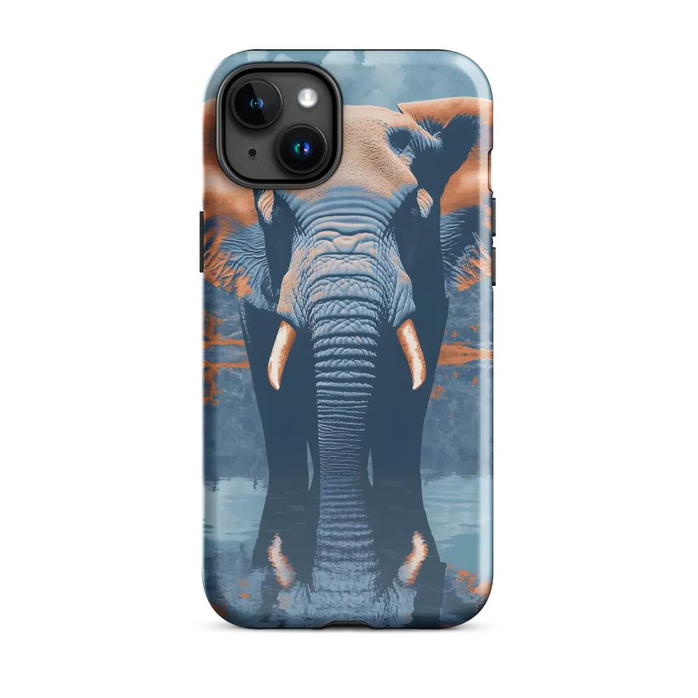 Majestic Reflection: The Elephant's Serenade