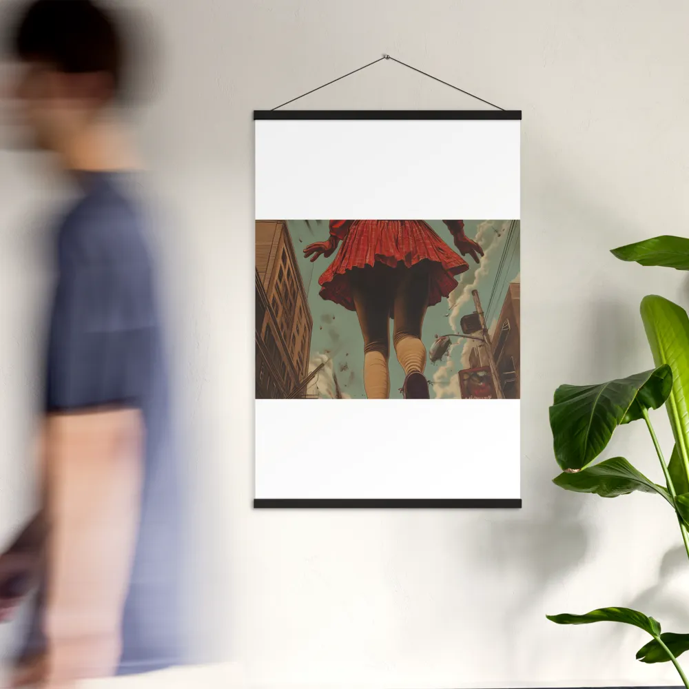 Flight of the Urban Dreamer | Poster With Black Wood Hanger | 24″×36″