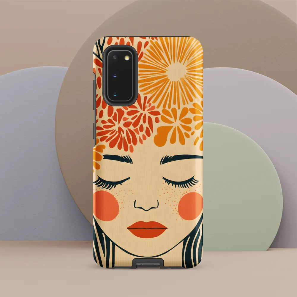 Serenity in Bloom | Phone Case |  S20 | Tough Case | Matte