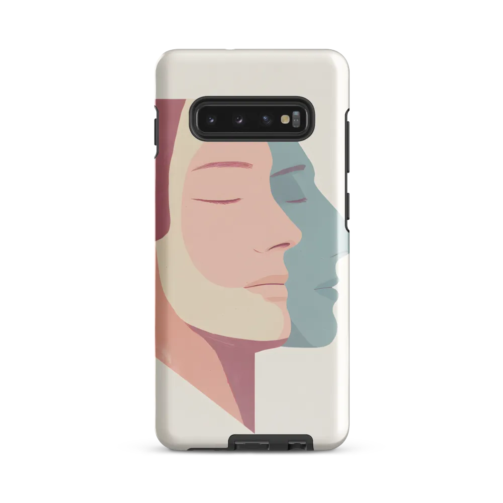 Dual Facets of Serenity | Phone Case |  S10 Plus | Tough Case | Glossy