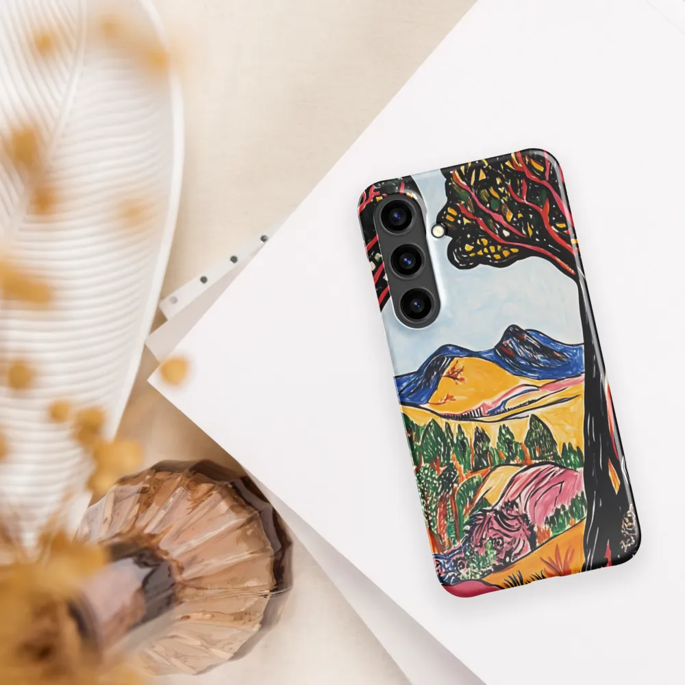 Vibrant Nature's Embrace | Phone Case |  S24 Plus | Snap Case | Glossy