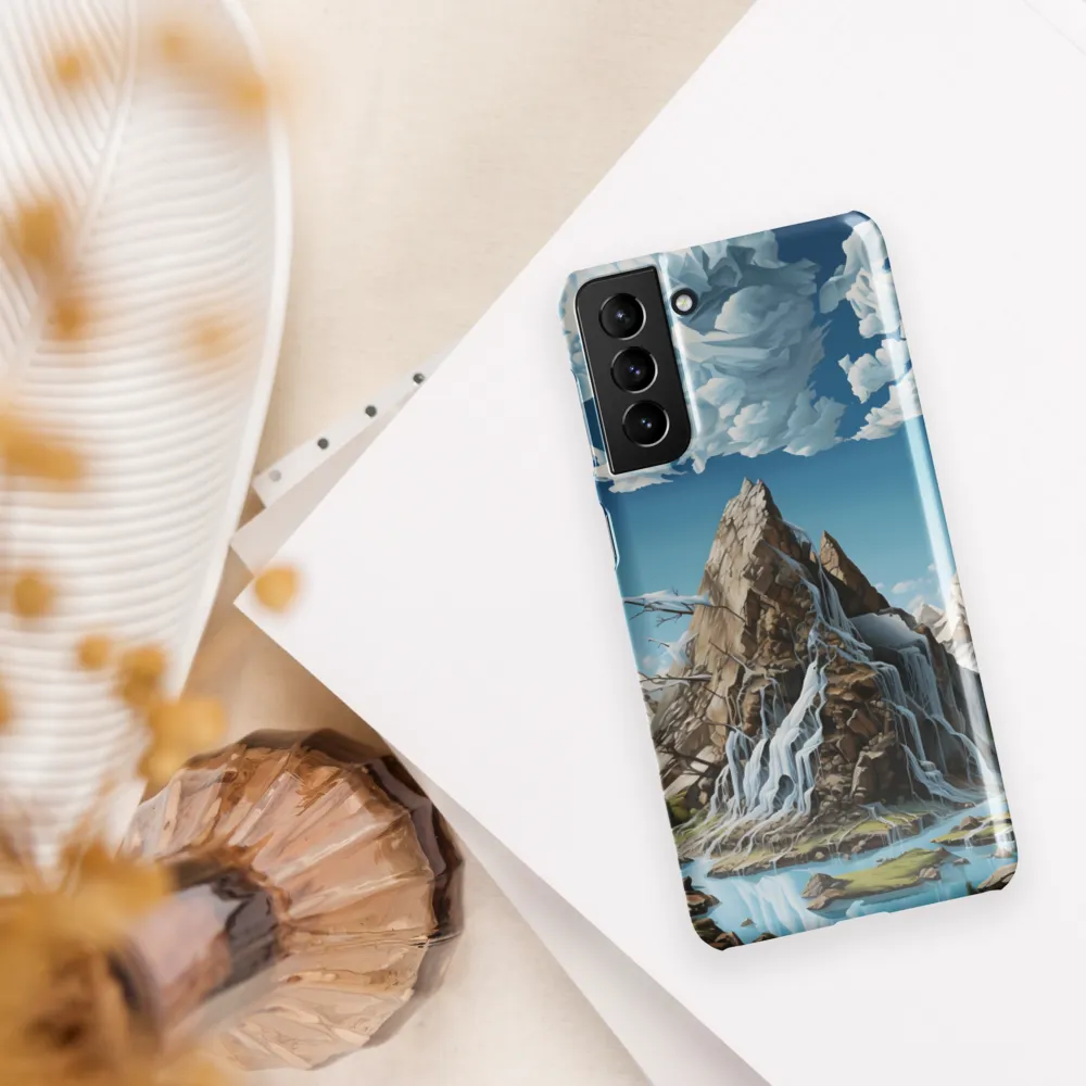 Majestic Cascade: A Mountain Masterpiece