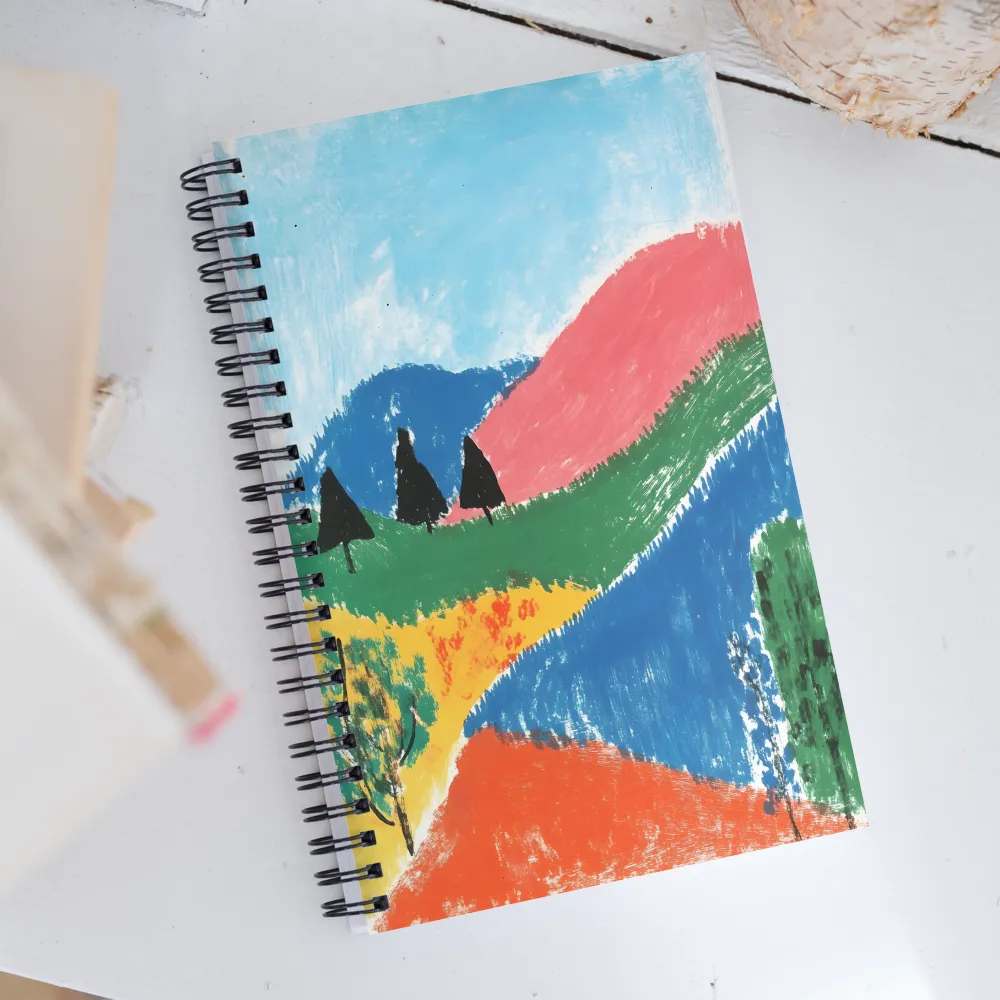 Harmonic Landscapes | Spiral Notebook