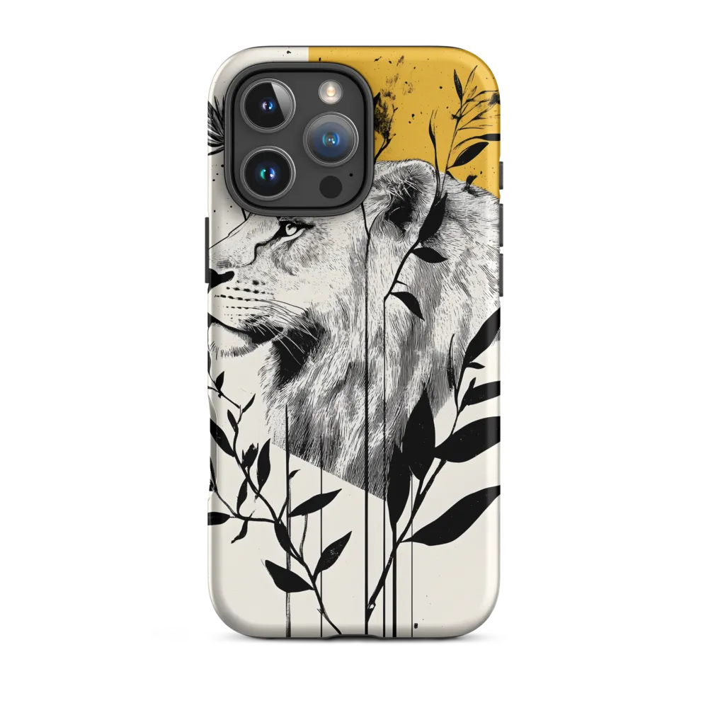 Regal Serenity: The Lion and Flora