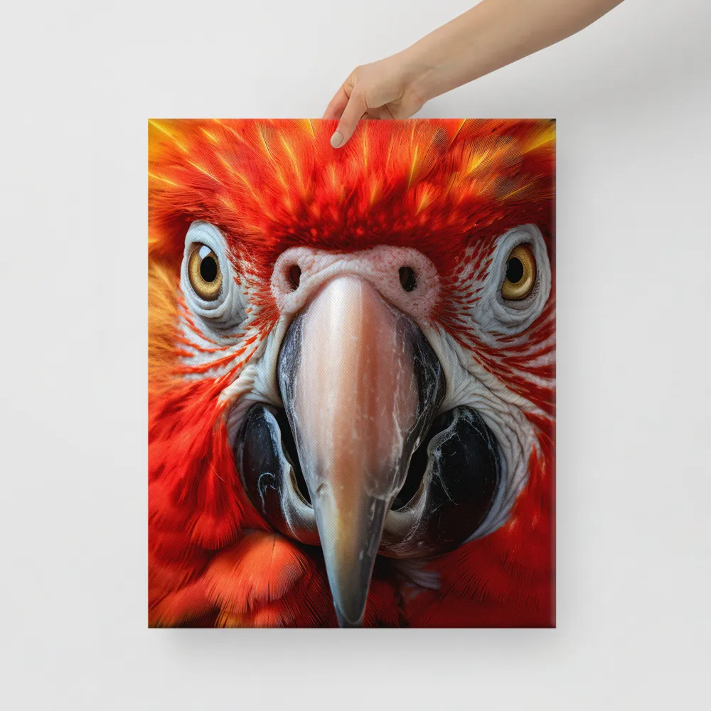 The Fiery Gaze of the Parrot