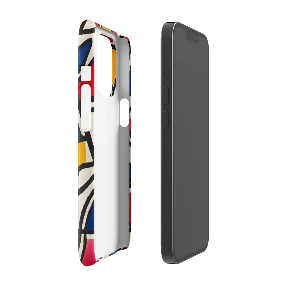 Vibrant Geometric Harmony | Phone Case |  13 Pro | Snap Case | Glossy