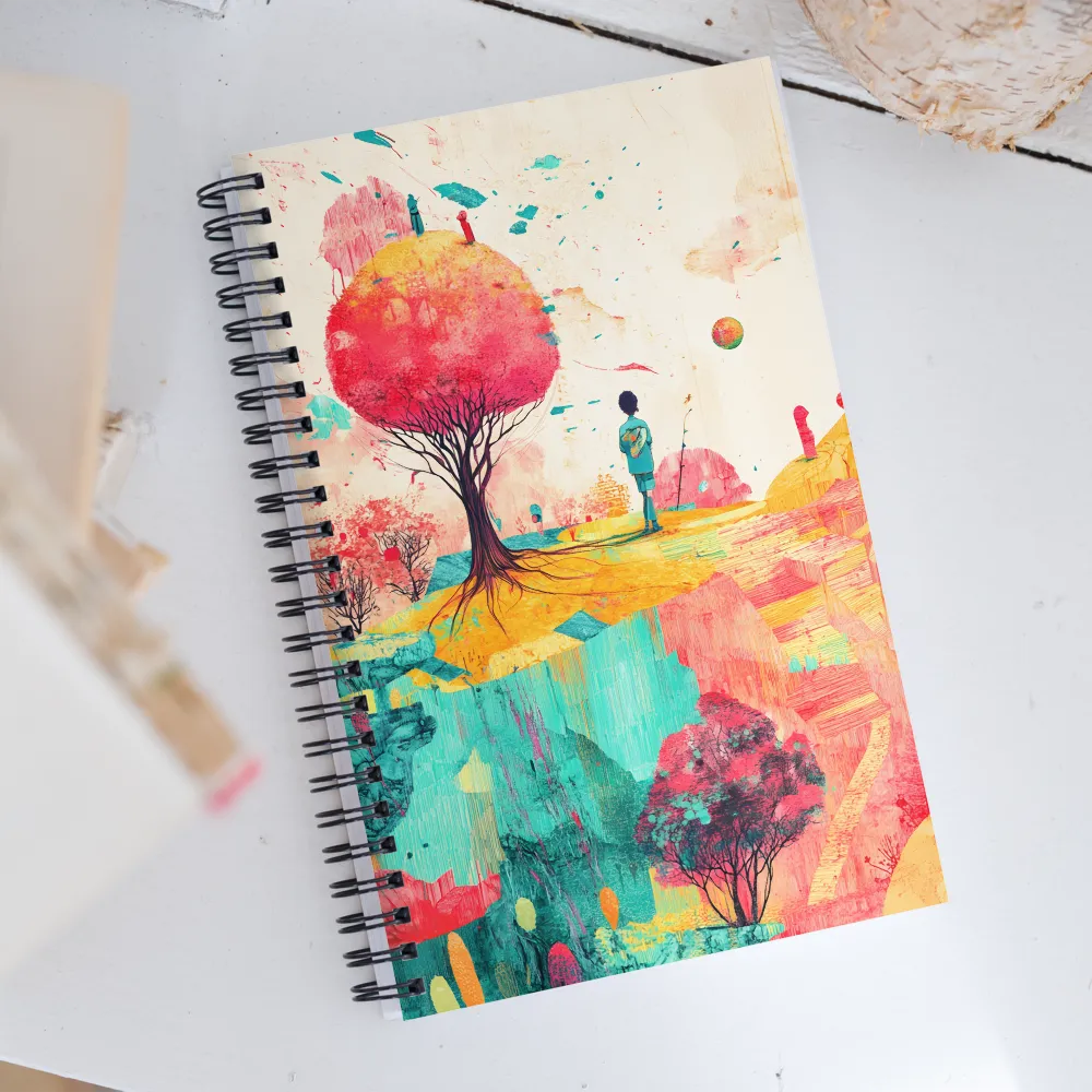 Whispers of a Surreal Landscape | Spiral Notebook