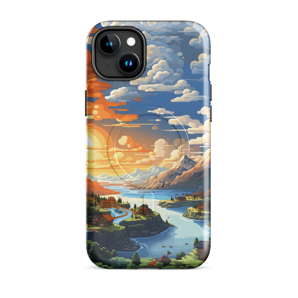 Tranquil Sunset Over Serene Landscape
