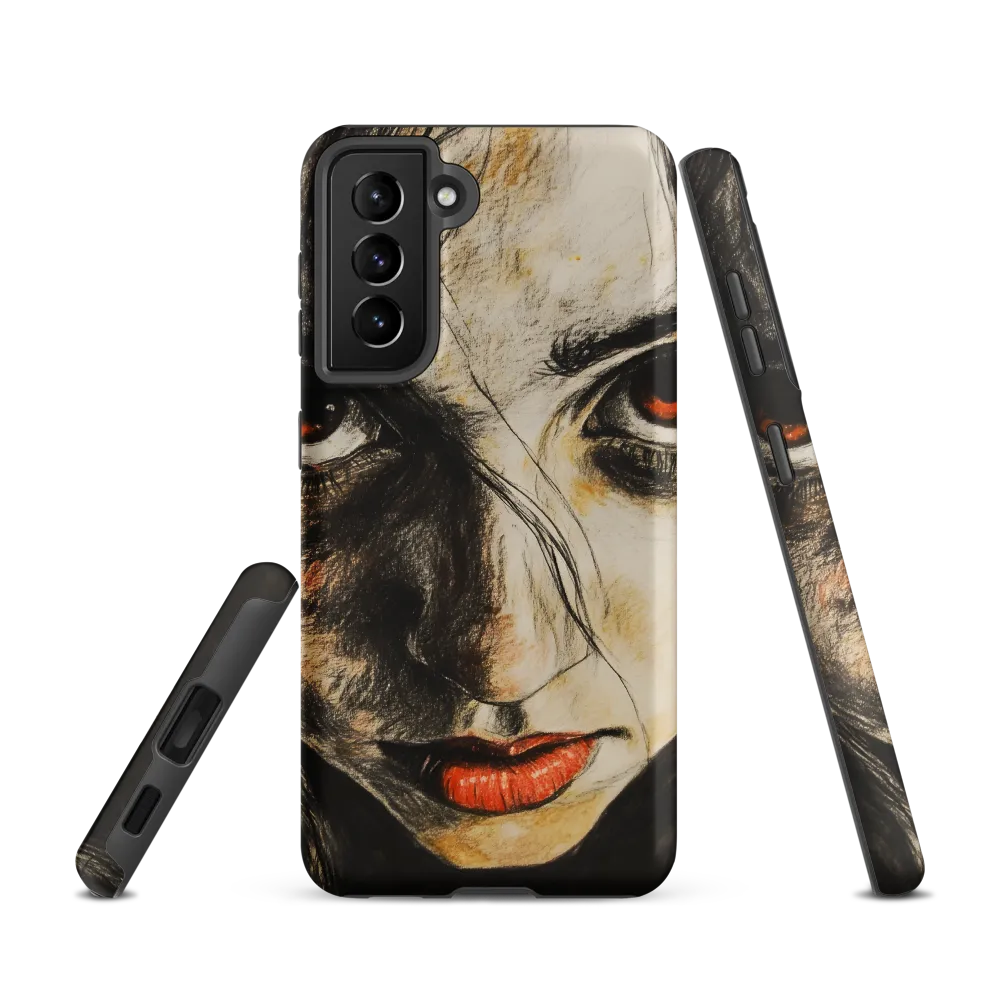 Gaze of Intensity | Phone Case |  S21 | Tough Case | Matte