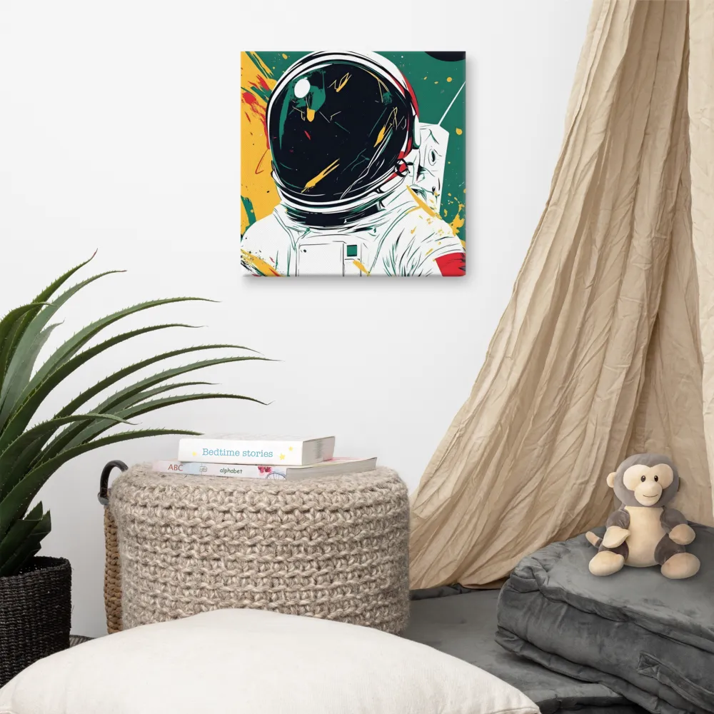 Galactic Explorer: A Modern Odyssey | Canvas | 16″×16″