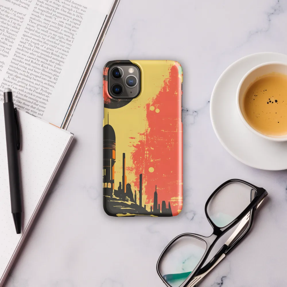 Journey to the Stars: A Retro-Futuristic Landscape | Phone Case |  11 Pro | Snap Case | Glossy