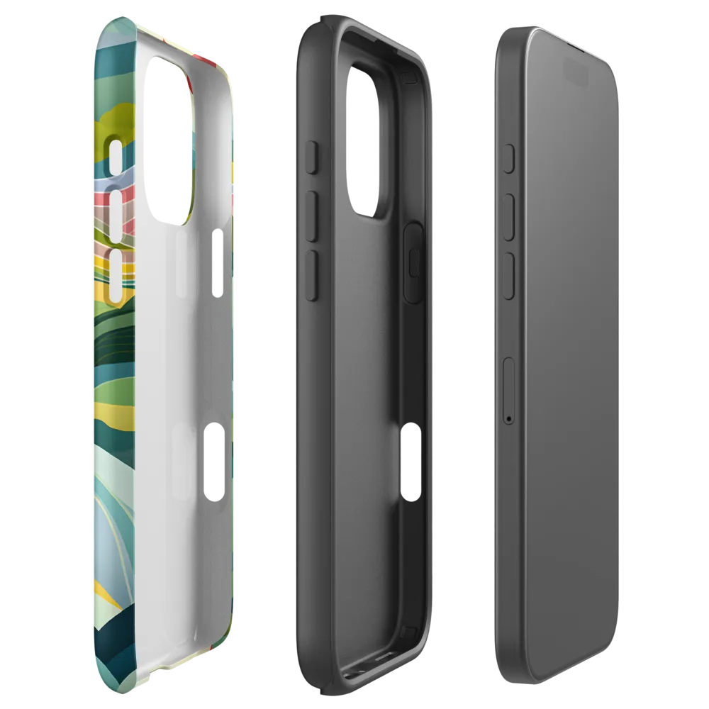 Waves of Serenity | Phone Case |  16 Pro Max | Tough Case | Matte