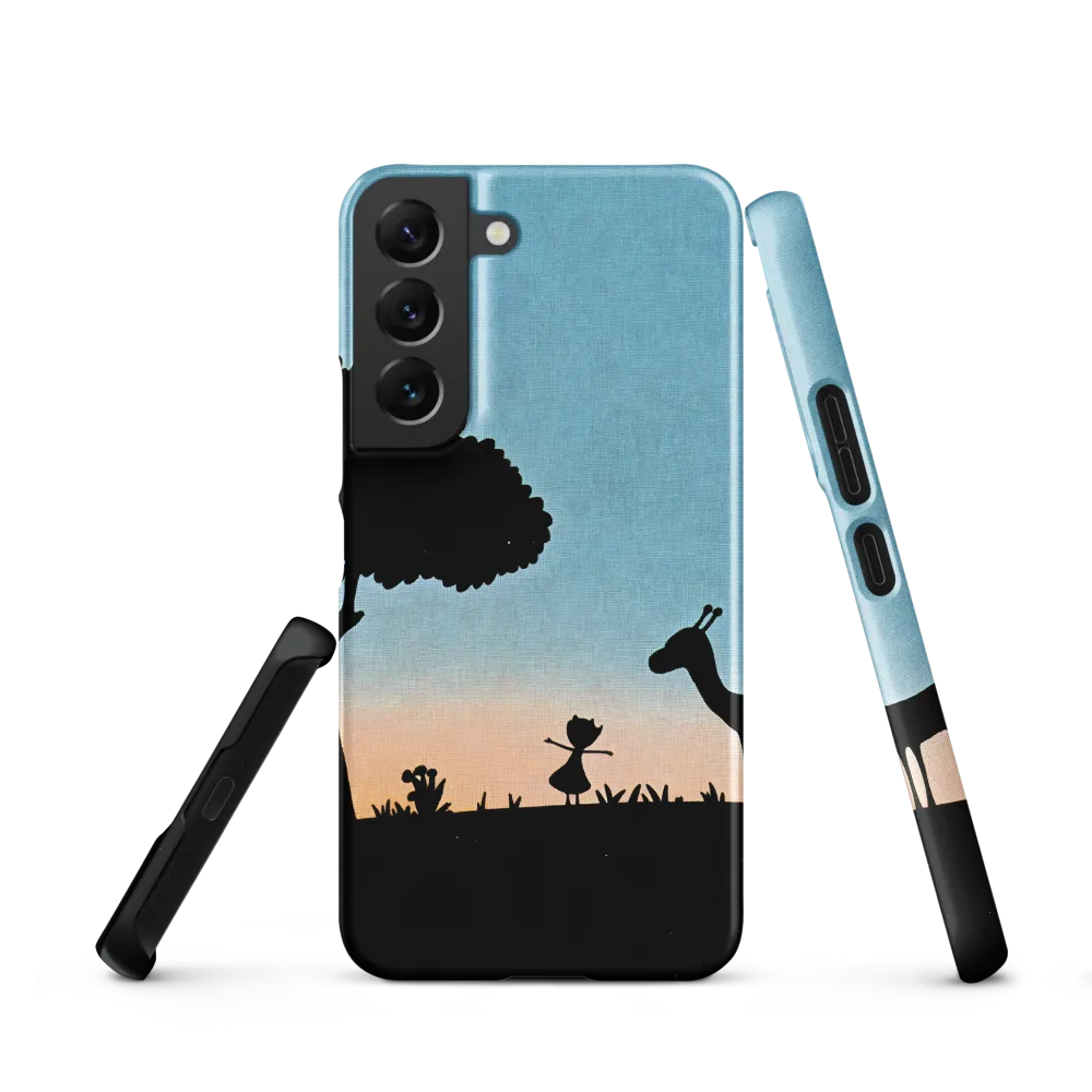 Curiosity in the Silhouette | Phone Case |  S22 | Snap Case | Matte