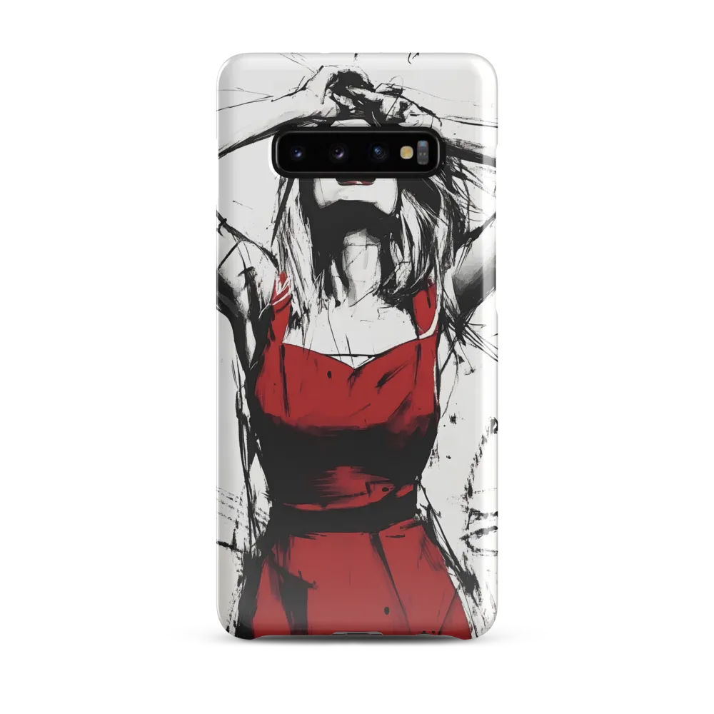 Expression of Anguish | Phone Case |  S10 Plus | Snap Case | Glossy